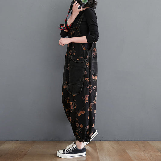 Plus Size Fat MM Flower Print Bloomers Look Thin