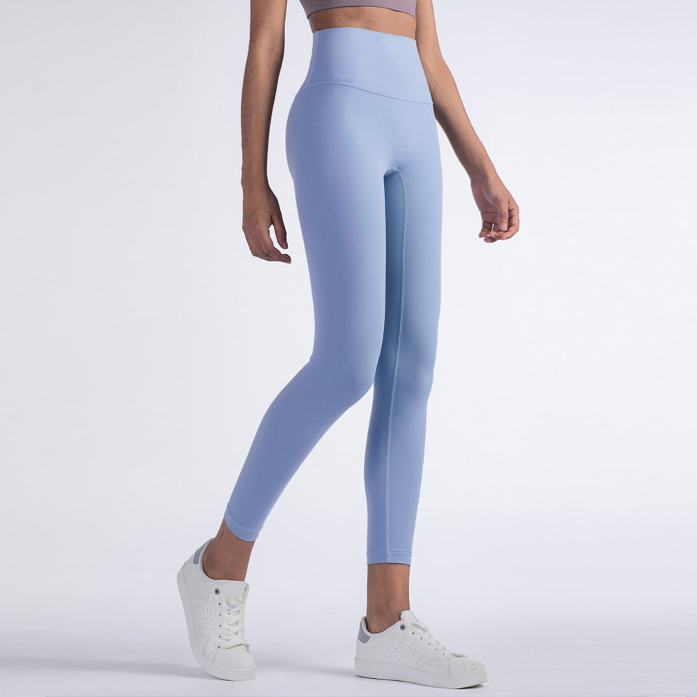 New Nude High Waist Tight-Fitting National Yoga Pants