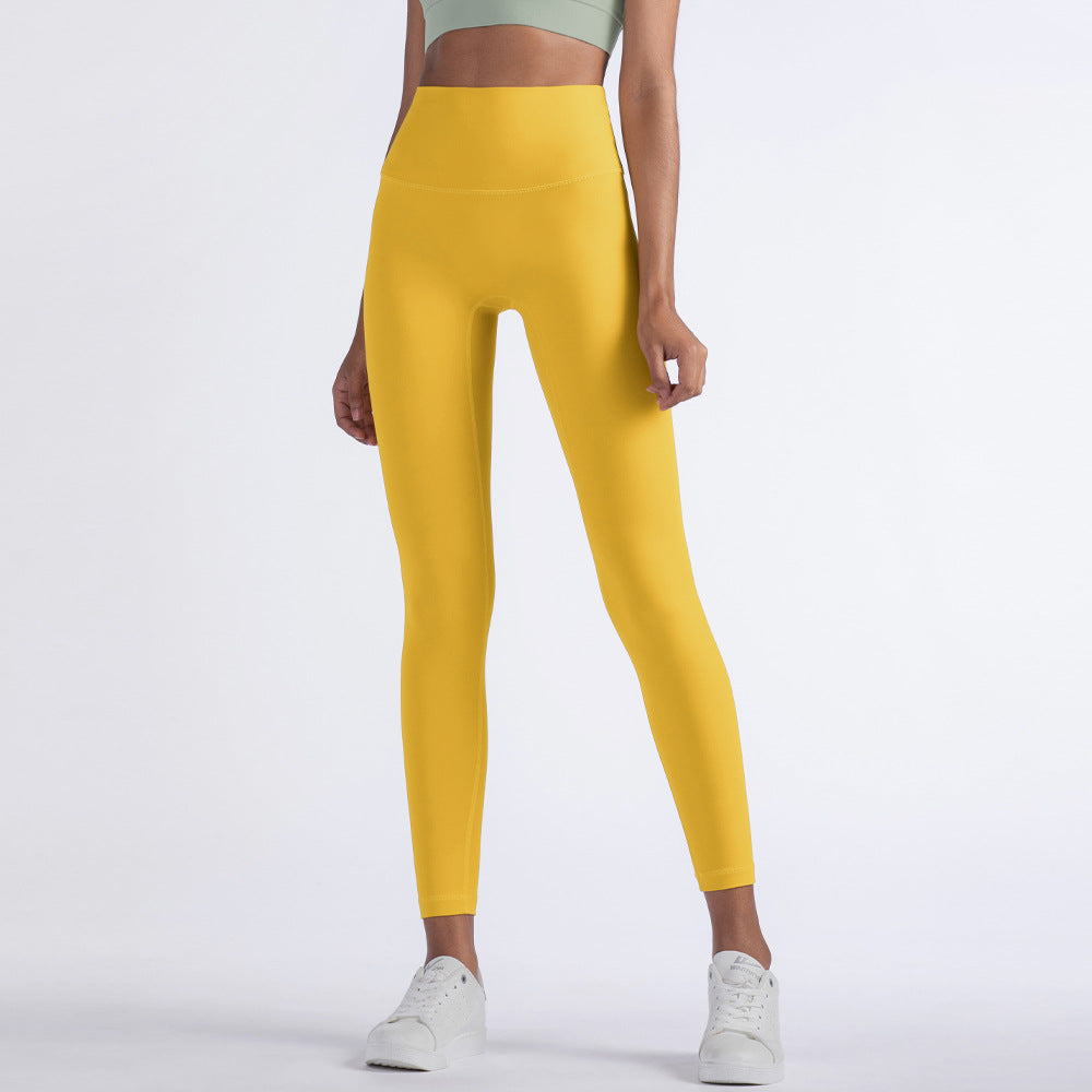 New Nude High Waist Tight-Fitting National Yoga Pants