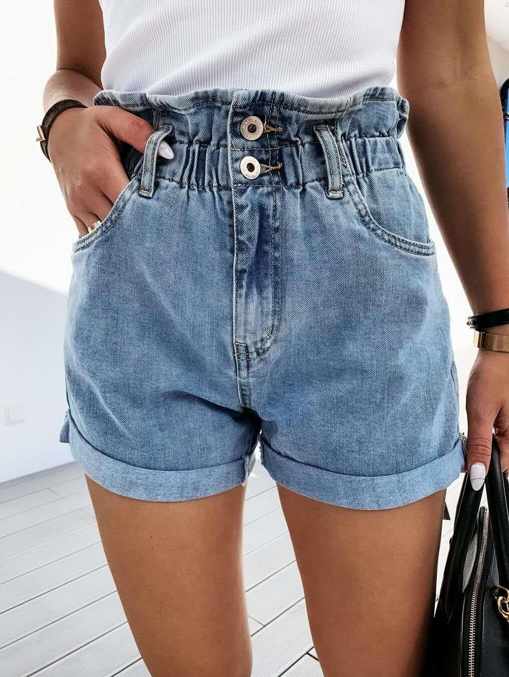 Casual All-match Shorts Straight-leg Pants