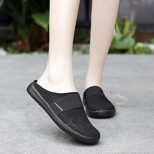 Breathable Women's Shoes Flat Heel Outdoor Walking Casual Sports Shoes