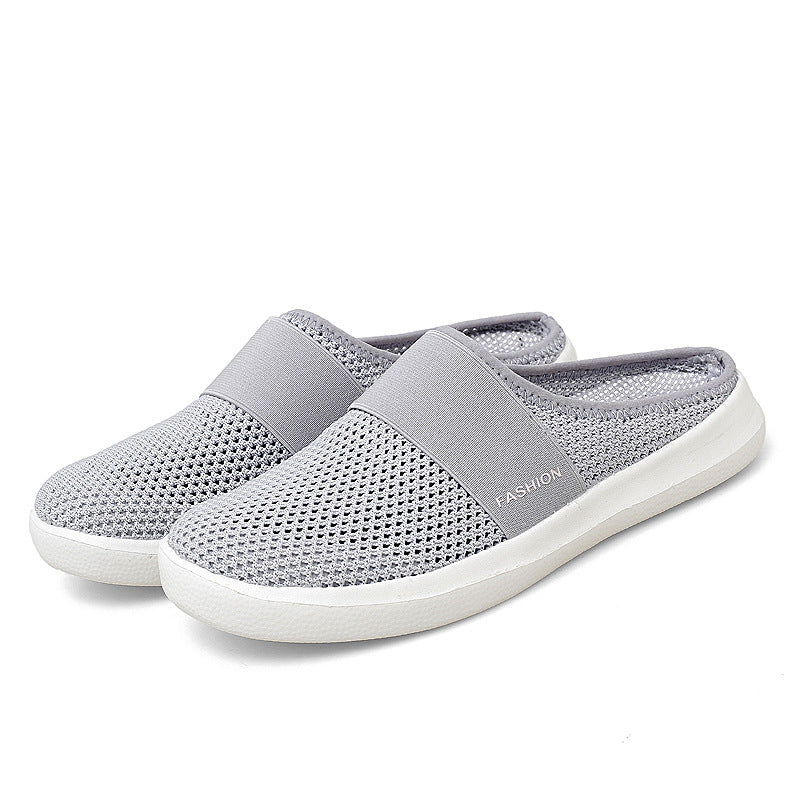 Breathable Women's Shoes Flat Heel Outdoor Walking Casual Sports Shoes