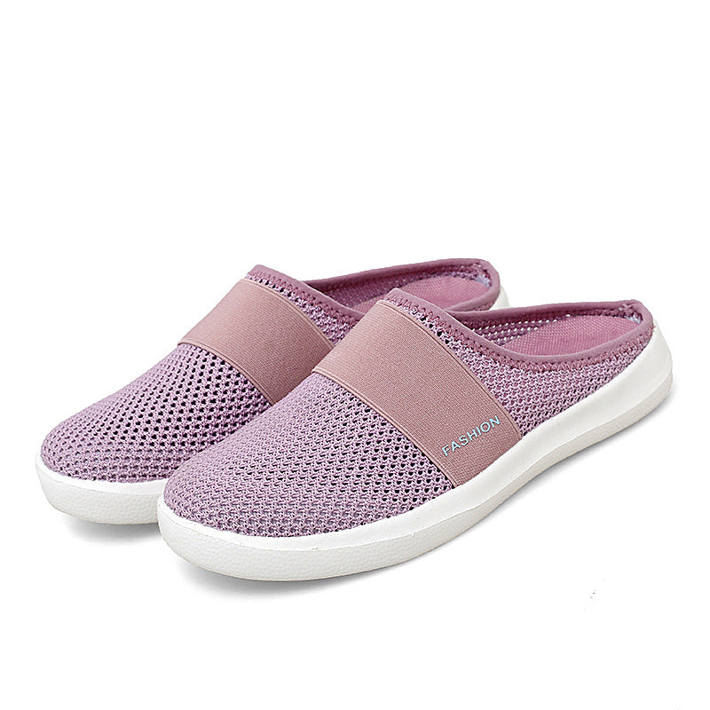 Breathable Women's Shoes Flat Heel Outdoor Walking Casual Sports Shoes
