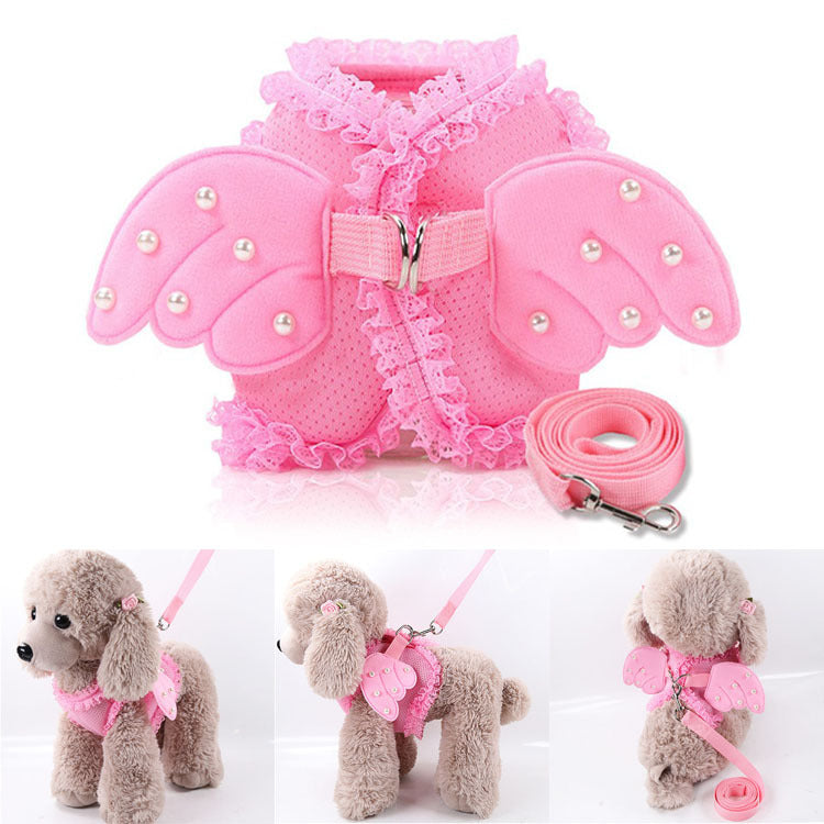 Angel Wings Pink Breathable Polyester
