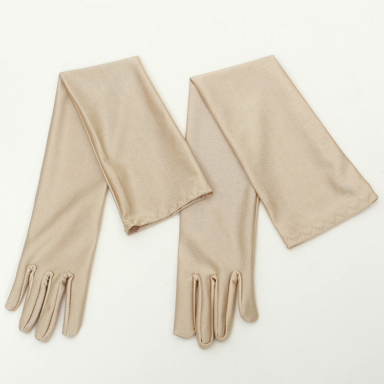 Wedding Etiquette Dress Bride Wedding Gloves Sunscreen Anti-purple