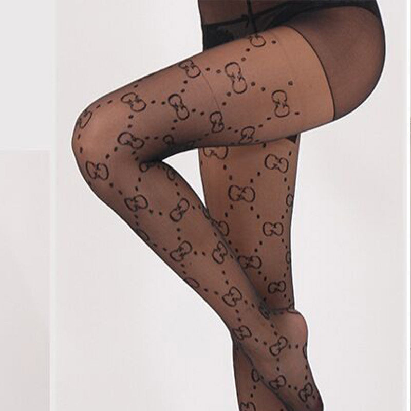 Bungee Socks Women Hot Girls Thin European And American Ladies Jk Black Stockings