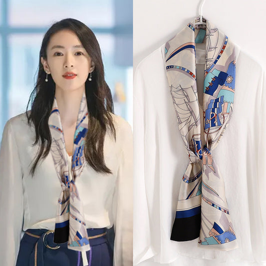 Western-style Fashion Korean Wild Korean Decorative Scarf