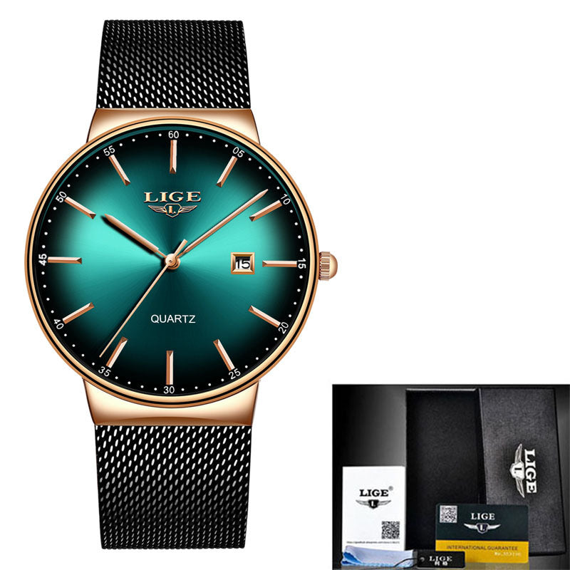 Cool Waterproof Multi-function Mesh Strap Watch