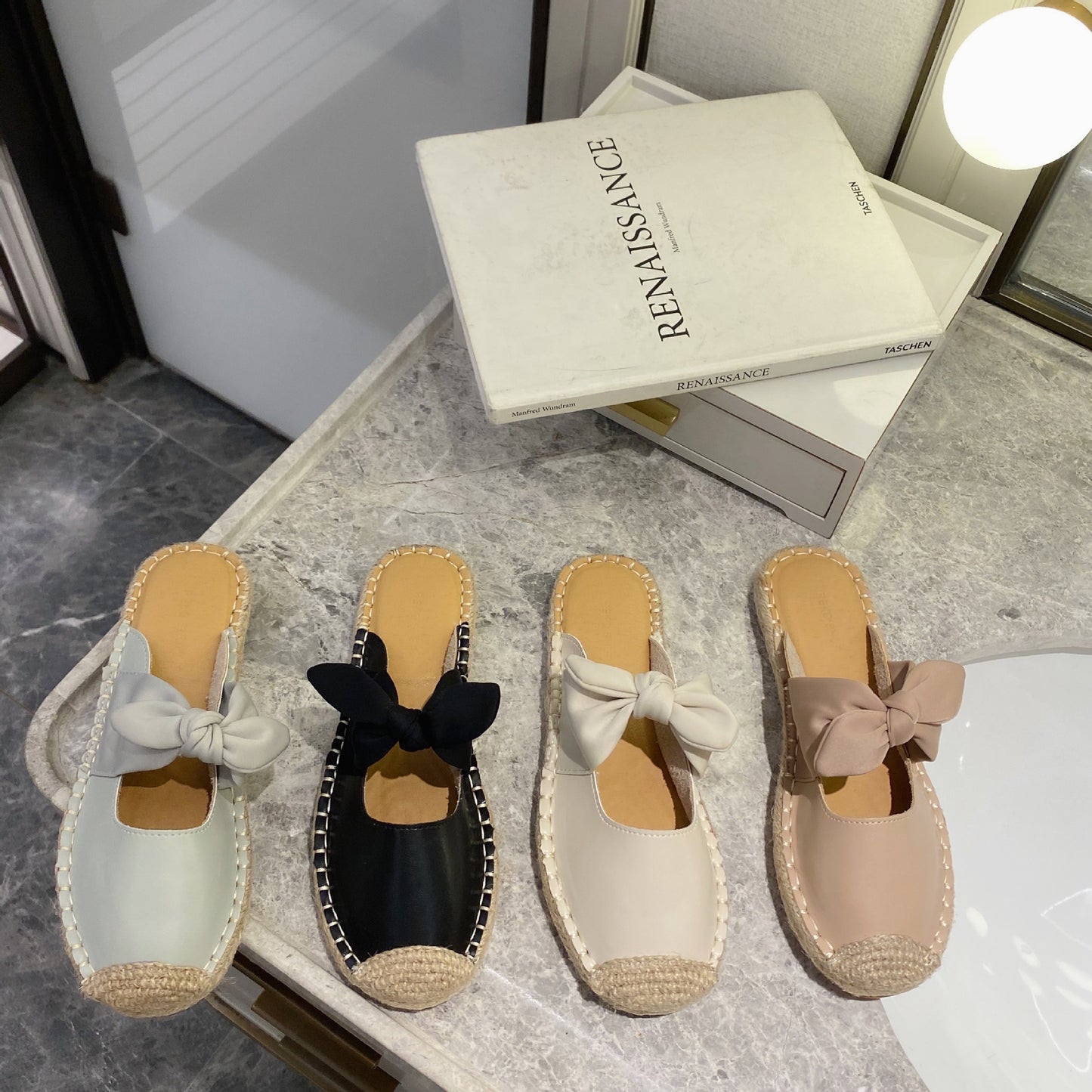 Fisherman Shoes Women's Flat Bottom New Baotou Half Slippers, Sandals, Single Shoes, Lazy Shoes