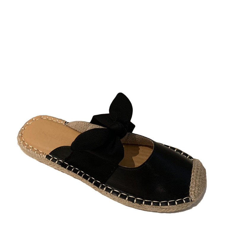 Fisherman Shoes Women's Flat Bottom New Baotou Half Slippers, Sandals, Single Shoes, Lazy Shoes