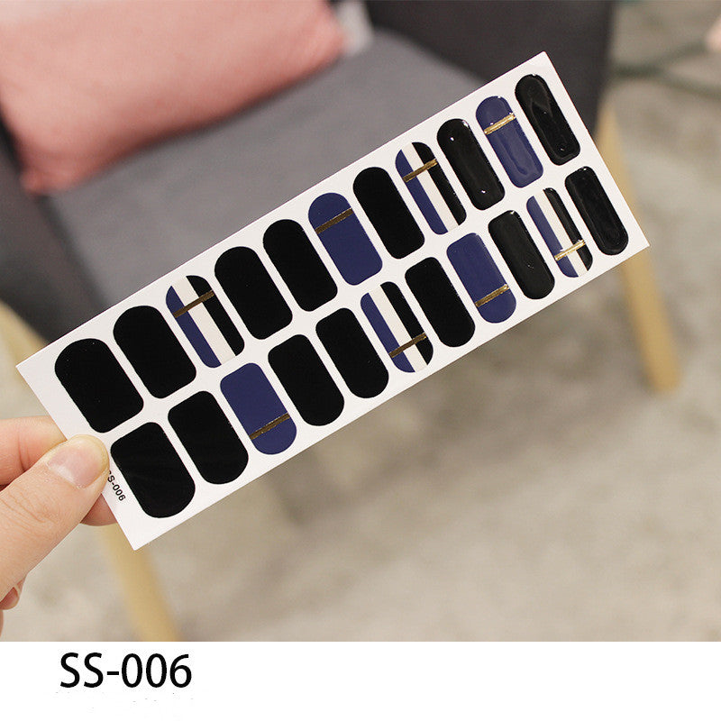 European, American And Japanese Cross Border Gold Stamping 3D Laser Manicure Stickers Colorful Christmas Alphabet Nail Stickers