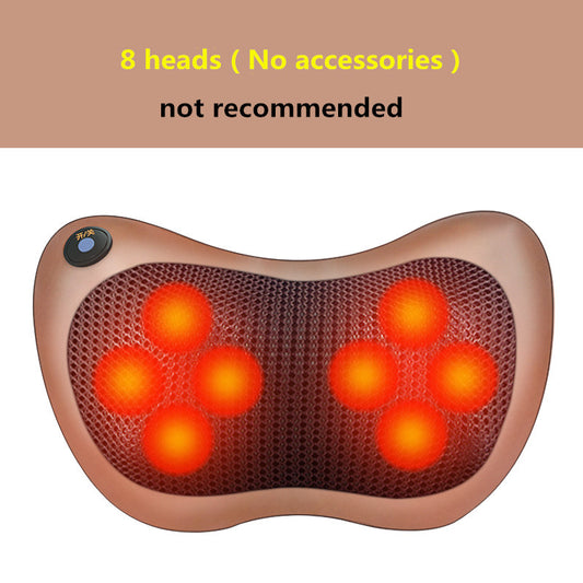 Multifunctional Lumba Shoulder And Neck U-shaped Massage And Kneading Car Home Cushion