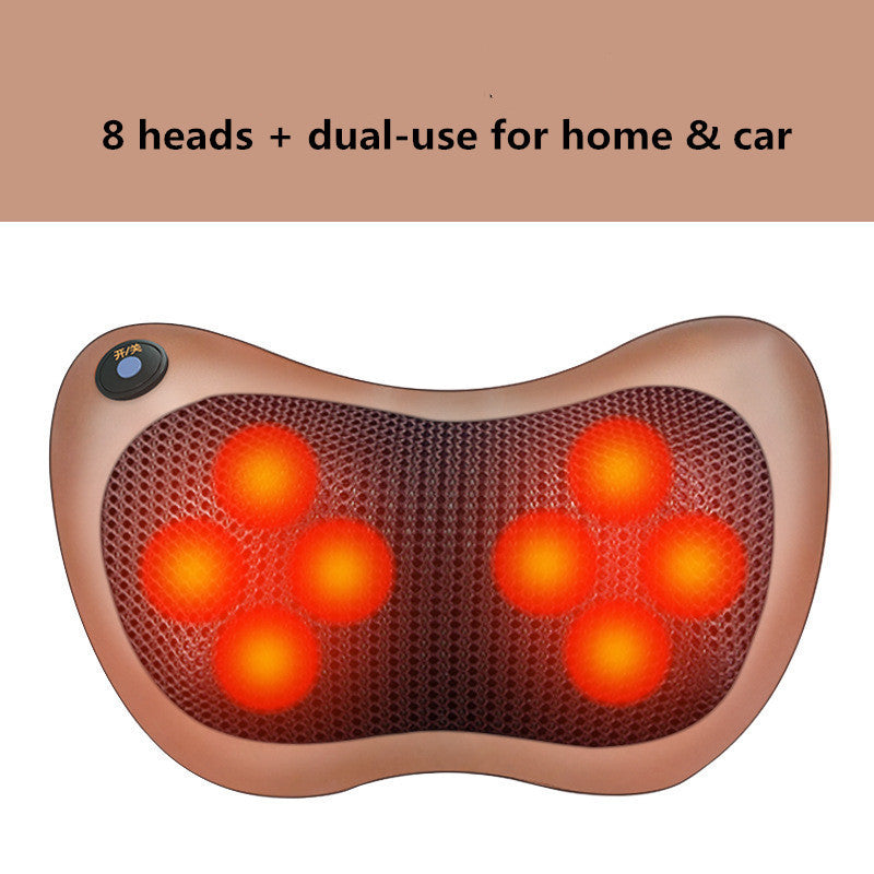 Multifunctional Lumba Shoulder And Neck U-shaped Massage And Kneading Car Home Cushion