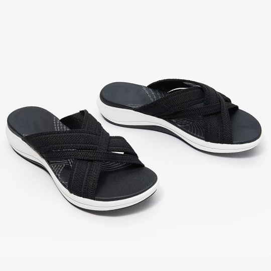 New Summer Rocking Shoes Color Matching Platform Womens Shoes Fish Mouth Sandals