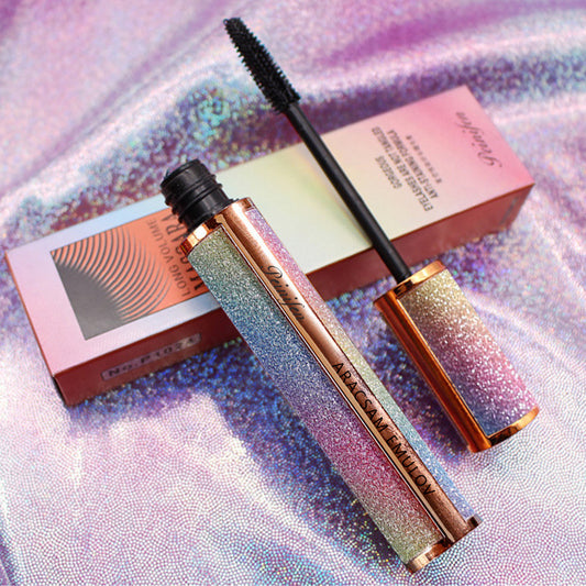 Starry Sky Slim Mascara Tyk Krøllende Vandfast, Svedafvisende Og Ikke Let At Udtvære Make-up Sort Mascara