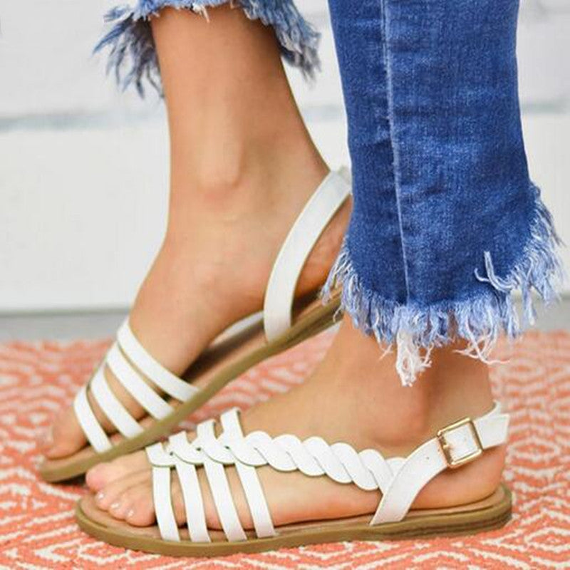 Summer New Style Roman Flat Ladies Sandals