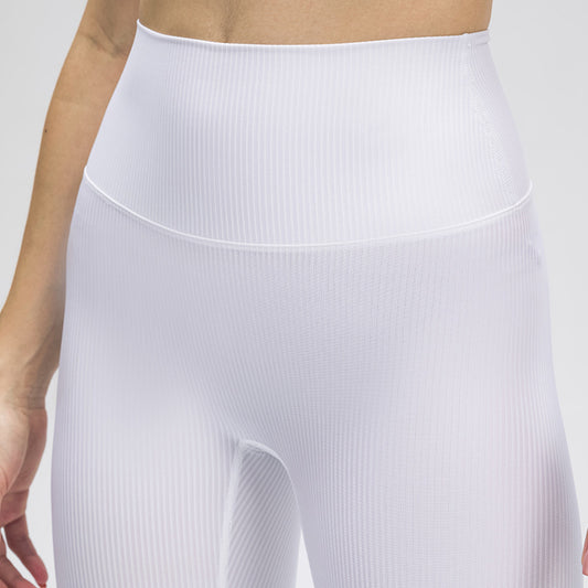 No T-Line Soft High-Elastic Thread Yoga Pants, Buttocks, Abdomen, Moisture Wicking Sports, Nine-Point Pants Women