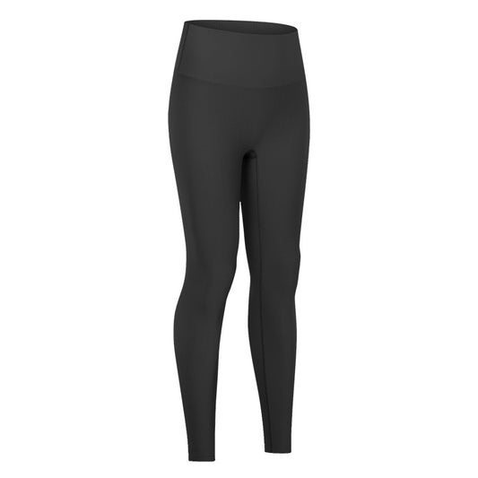 No T-Line Soft High-Elastic Thread Yoga Pants, Buttocks, Abdomen, Moisture Wicking Sports, Nine-Point Pants Women
