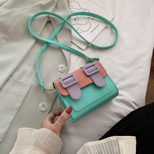 Bag kvinder messenger taske lille og alsidig enkel og cool stil kvindelig koreansk version japansk og koreansk frisk skuldertaske enkelt skulder messenger