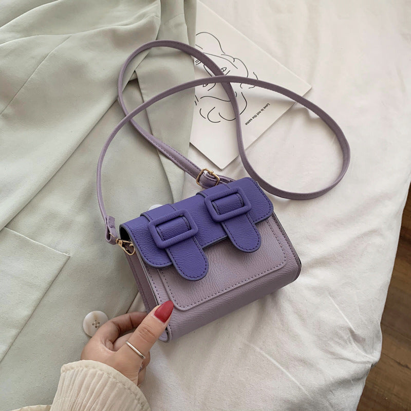 Bag kvinder messenger taske lille og alsidig enkel og cool stil kvindelig koreansk version japansk og koreansk frisk skuldertaske enkelt skulder messenger