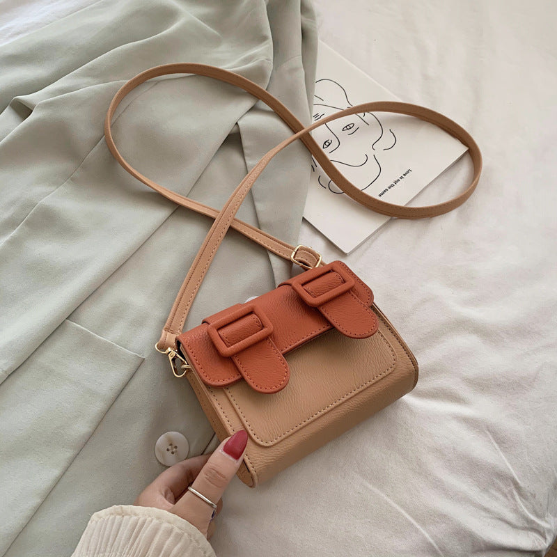 Bag kvinder messenger taske lille og alsidig enkel og cool stil kvindelig koreansk version japansk og koreansk frisk skuldertaske enkelt skulder messenger