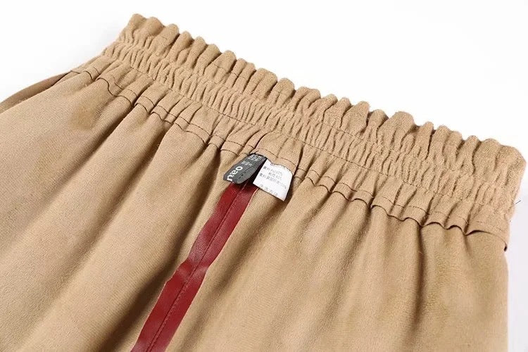 Spring And Autumn Loose Wide-Leg Pants