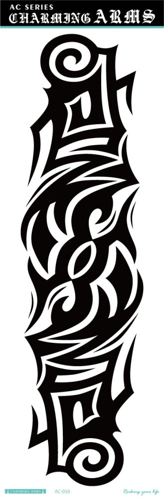 Environmental protection waterproof sweat lasting tattoo stickers personality fashion trend skull dragon carp owl full arm tattoo