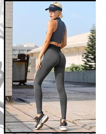 Jacquard boble yogabukser til kvinder i Europa og Amerika