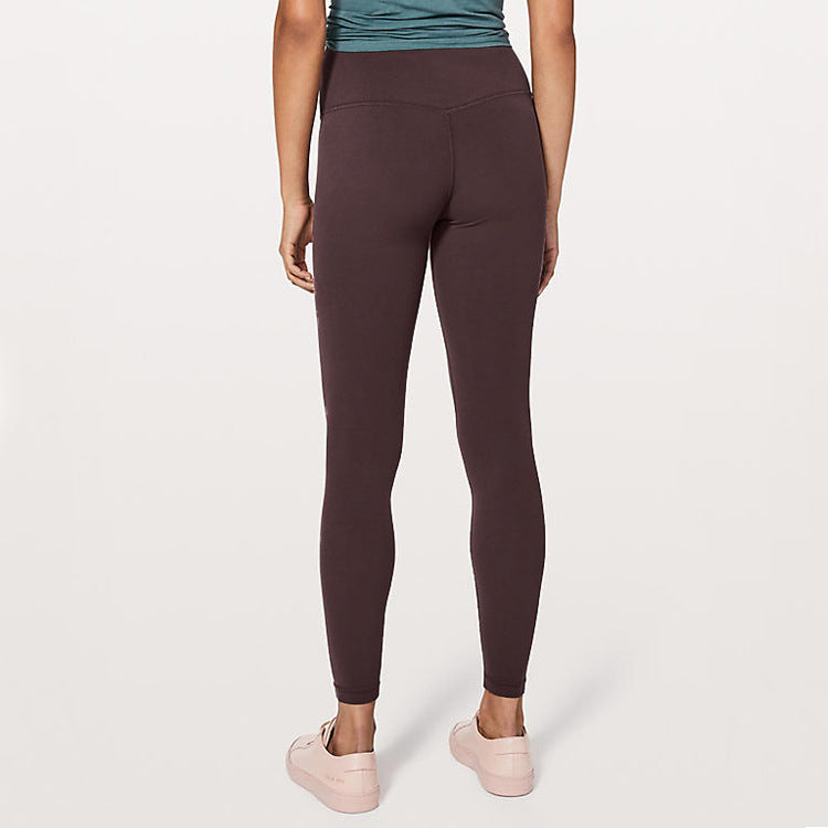 Tight-Fitting High-Waist Yoga Nine-Point Pants Hip-Lifting Pants Foreign Trade Fitness Pants Women'S New Style