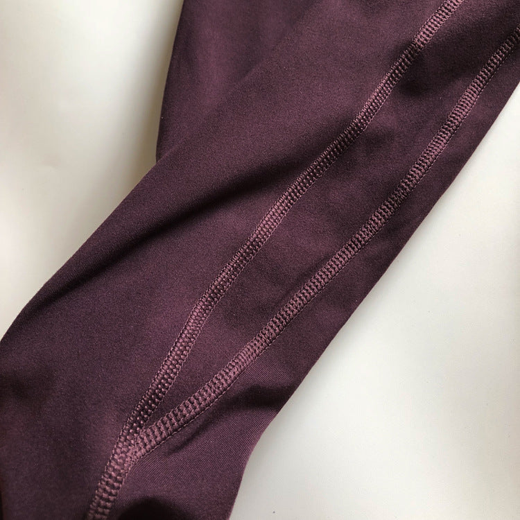 Tight-Fitting High-Waist Yoga Nine-Point Pants Hip-Lifting Pants Foreign Trade Fitness Pants Women'S New Style