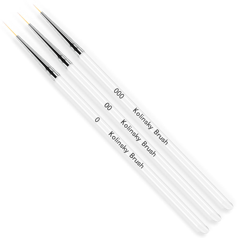 Acrylic Sequin Rod Draw Line Stroke Flower Brush Tool Painted Nail Pen