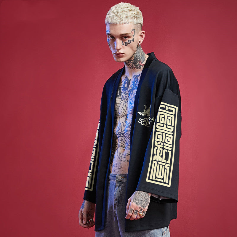 New Chinese Long Gown Men'S Wear In Spring And Summer