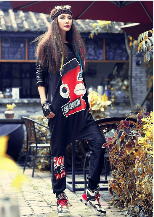 New Casual Pants One Piece Large Loose Guangzhou Women's Harlem Pants Fashion Brand Women's Wear
