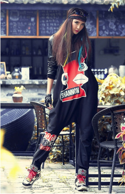 New Casual Pants One Piece Large Loose Guangzhou Women's Harlem Pants Fashion Brand Women's Wear