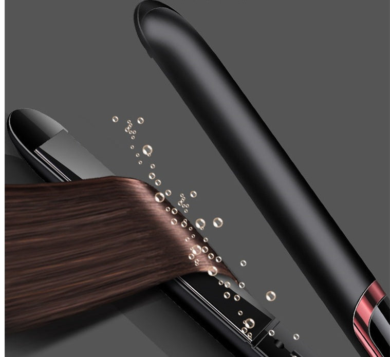 LED Display Straight Hair Curling Double
