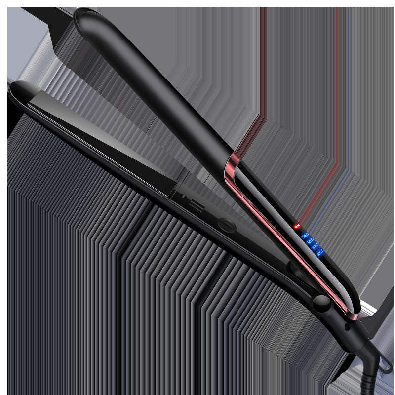 LED Display Straight Hair Curling Double
