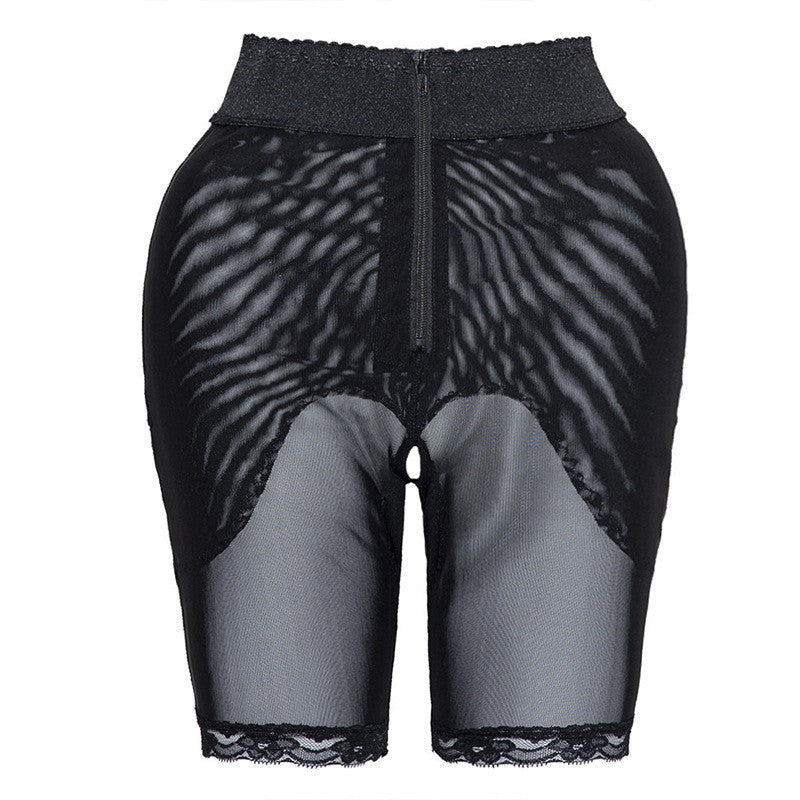Body-sculpting Pants Buttoned Zipper Hip-lifting Slim Waist Pants