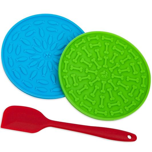 Pet Slow Food Bowl Dog Rain Bath Distraction Mat Pet Licking Mat Food Silicone Slow Food Quiet Mat