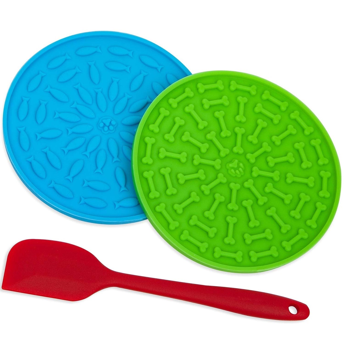 Pet Slow Food Bowl Dog Rain Bath Distraction Mat Pet Licking Mat Food Silicone Slow Food Quiet Mat