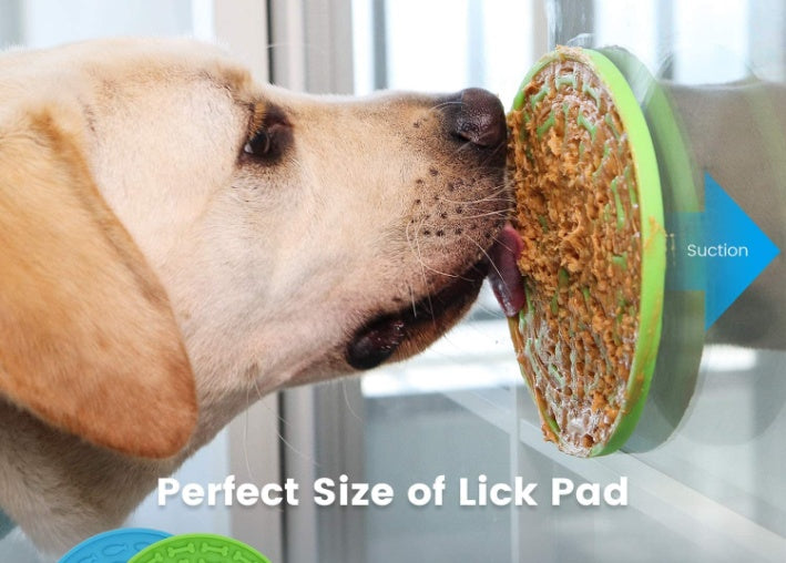 Pet Slow Food Bowl Dog Rain Bath Distraction Mat Pet Licking Mat Food Silicone Slow Food Quiet Mat