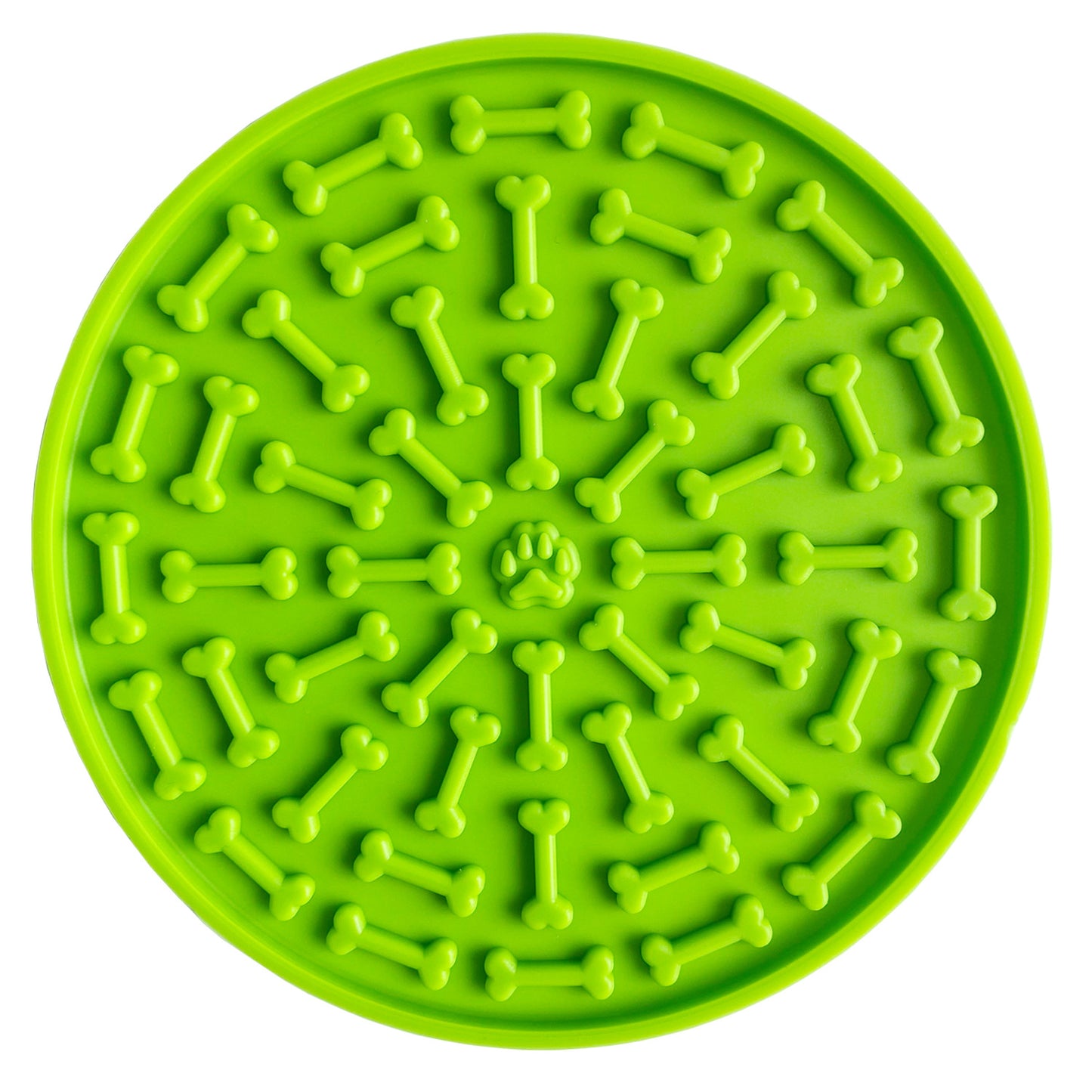 Pet Slow Food Bowl Dog Rain Bath Distraction Mat Pet Licking Mat Food Silicone Slow Food Quiet Mat
