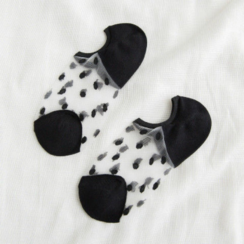 Chaussettesx Courtesx Detex Pourx Femmes, X Respirantes,X Elastiques,X Invisibles,X Douces,X Transparentes,X Mignonnesx