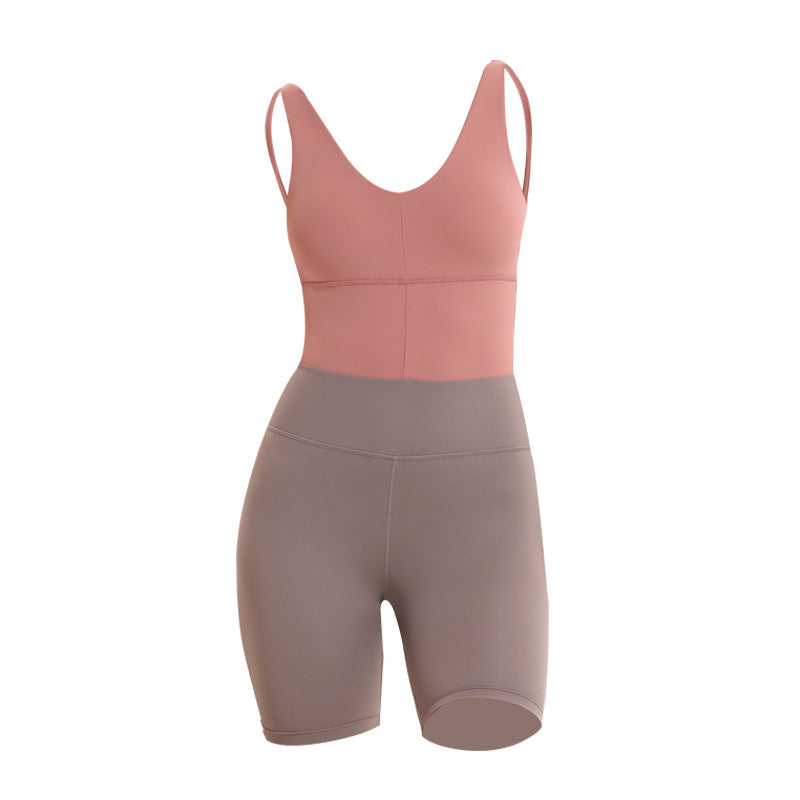 European And American New Sexy Peach Hip Tight-Fitting Five-Point Yoga Pants