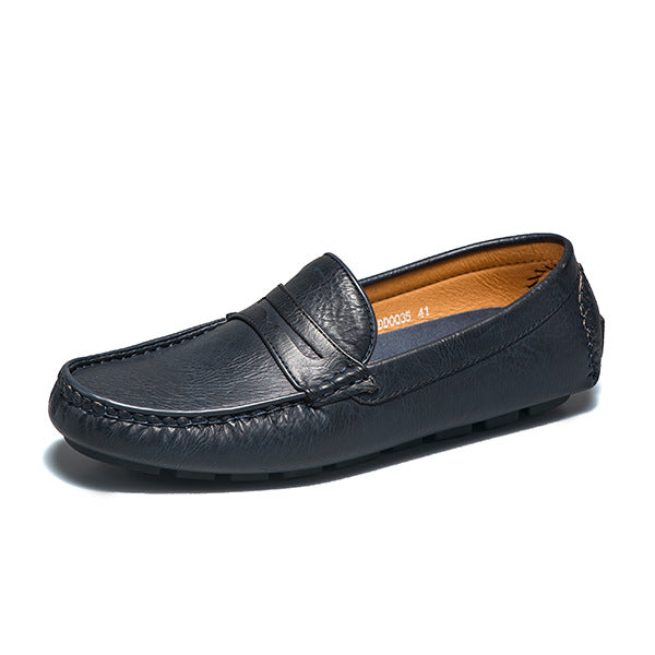 Vinter Casual Lædersko, Herresko, Business All-Match Mokkasiner, Bløde Såler, Blødt Læder Slip-On Sko