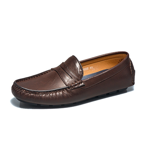 Vinter Casual Lædersko, Herresko, Business All-Match Mokkasiner, Bløde Såler, Blødt Læder Slip-On Sko