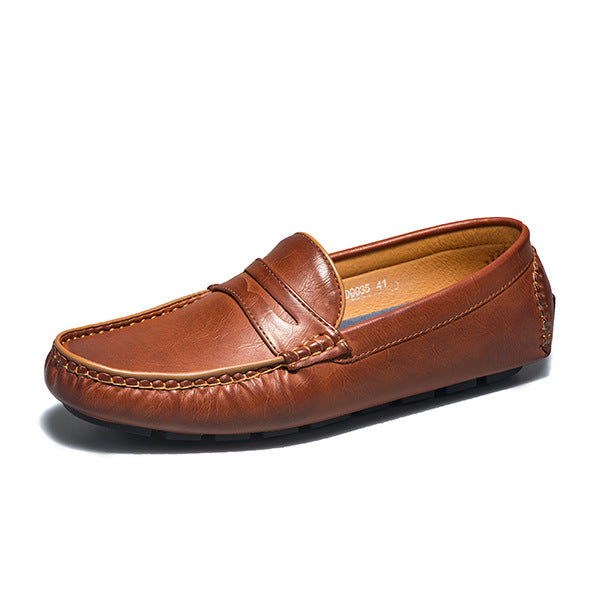 Vinter Casual Lædersko, Herresko, Business All-Match Mokkasiner, Bløde Såler, Blødt Læder Slip-On Sko