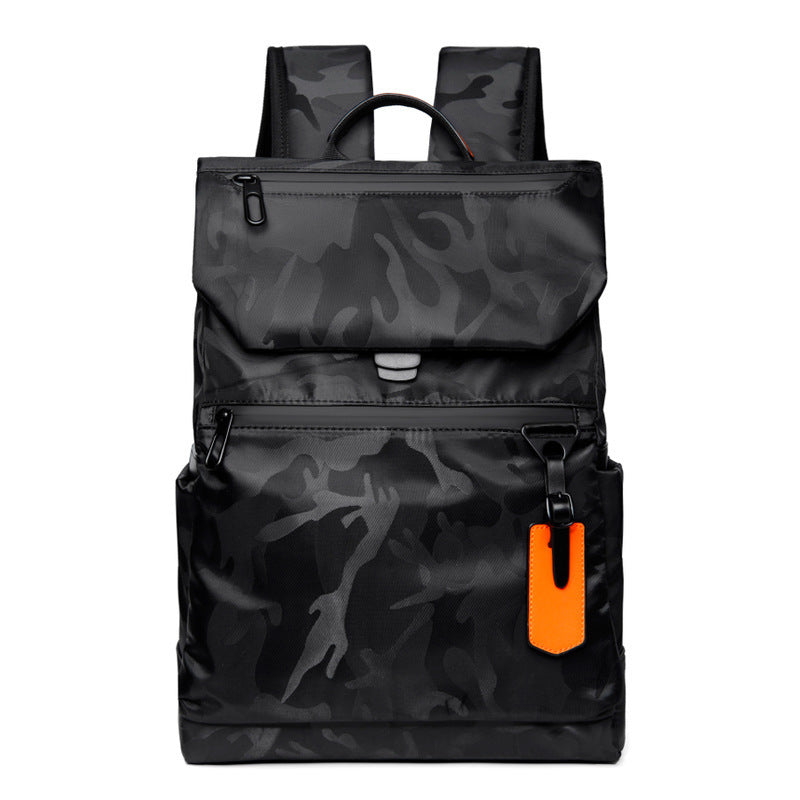 Backpack Men'S Oxford Cloth Trendy Backpack Large-Capacity Travel Sports And Leisure Student Computer School Bag Support Customization