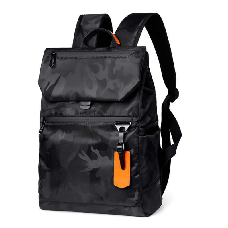 Backpack Men'S Oxford Cloth Trendy Backpack Large-Capacity Travel Sports And Leisure Student Computer School Bag Support Customization
