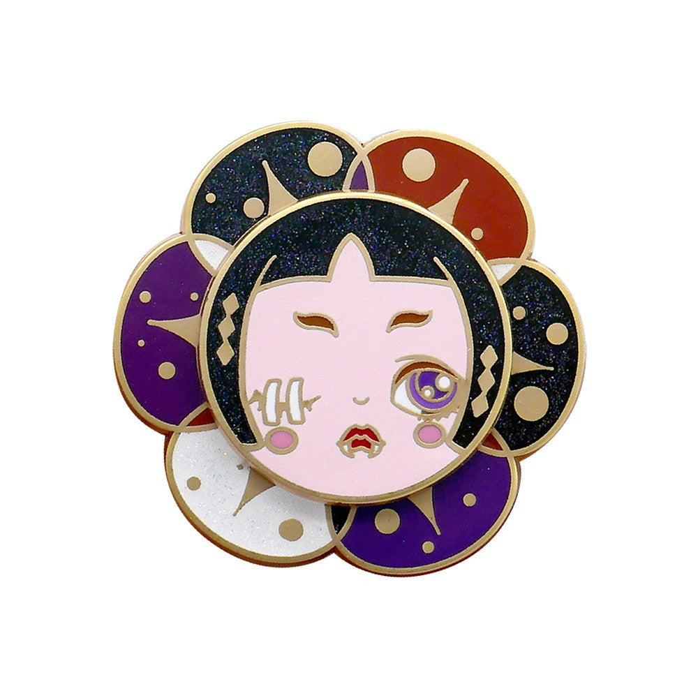 Quando Fantasy Original Design Black Kite Series Personality Brooch Unique Badge Art Enamel All-Match Gift