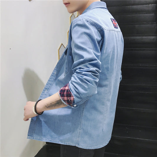 Casual Shirt New Style Cotton Denim Shirt Large Size Shirt